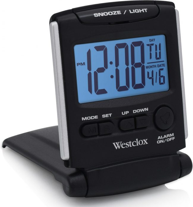 Alarm Clock Blue Backlight Westclox