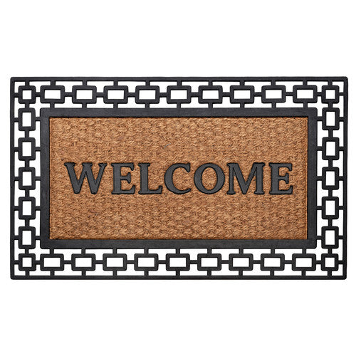 Wrought Iron Doormat (18 x 30") Achim
