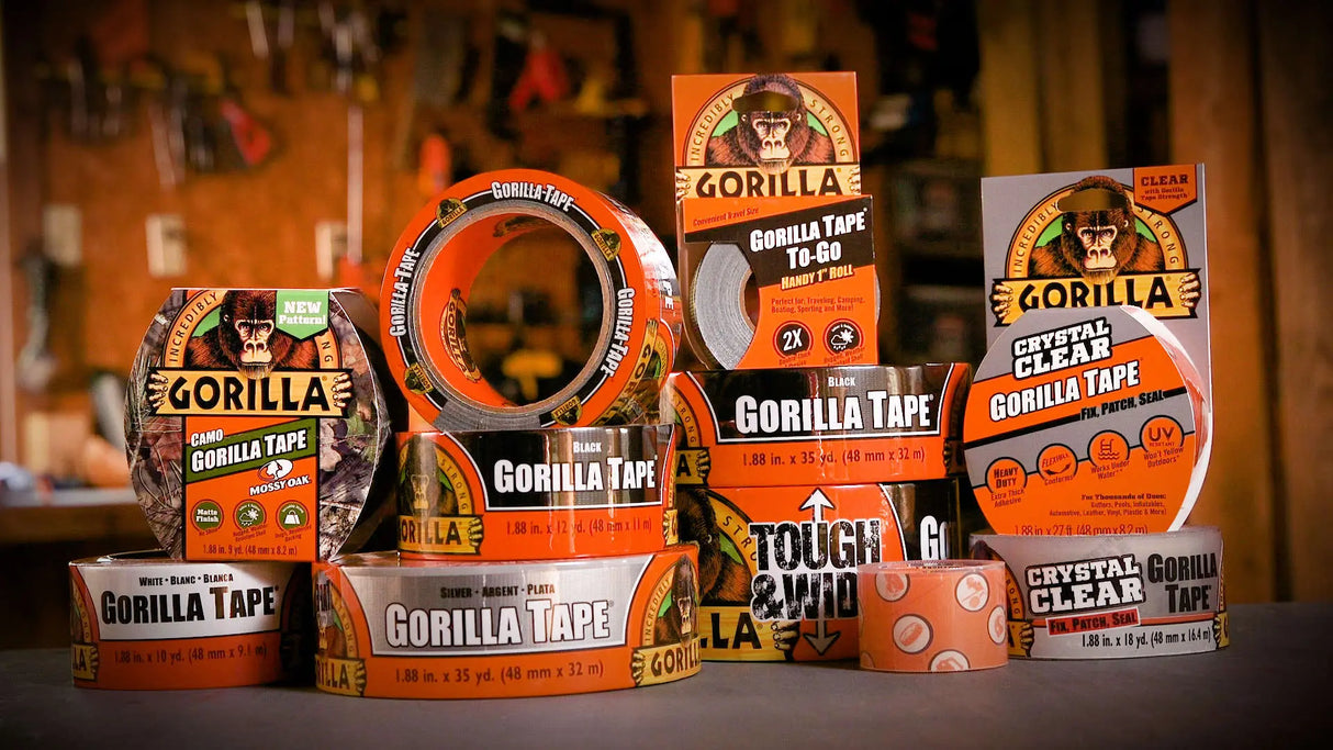 Gorilla Duct Tape | Silver | Heavy Duty | 2" x 10 Yards