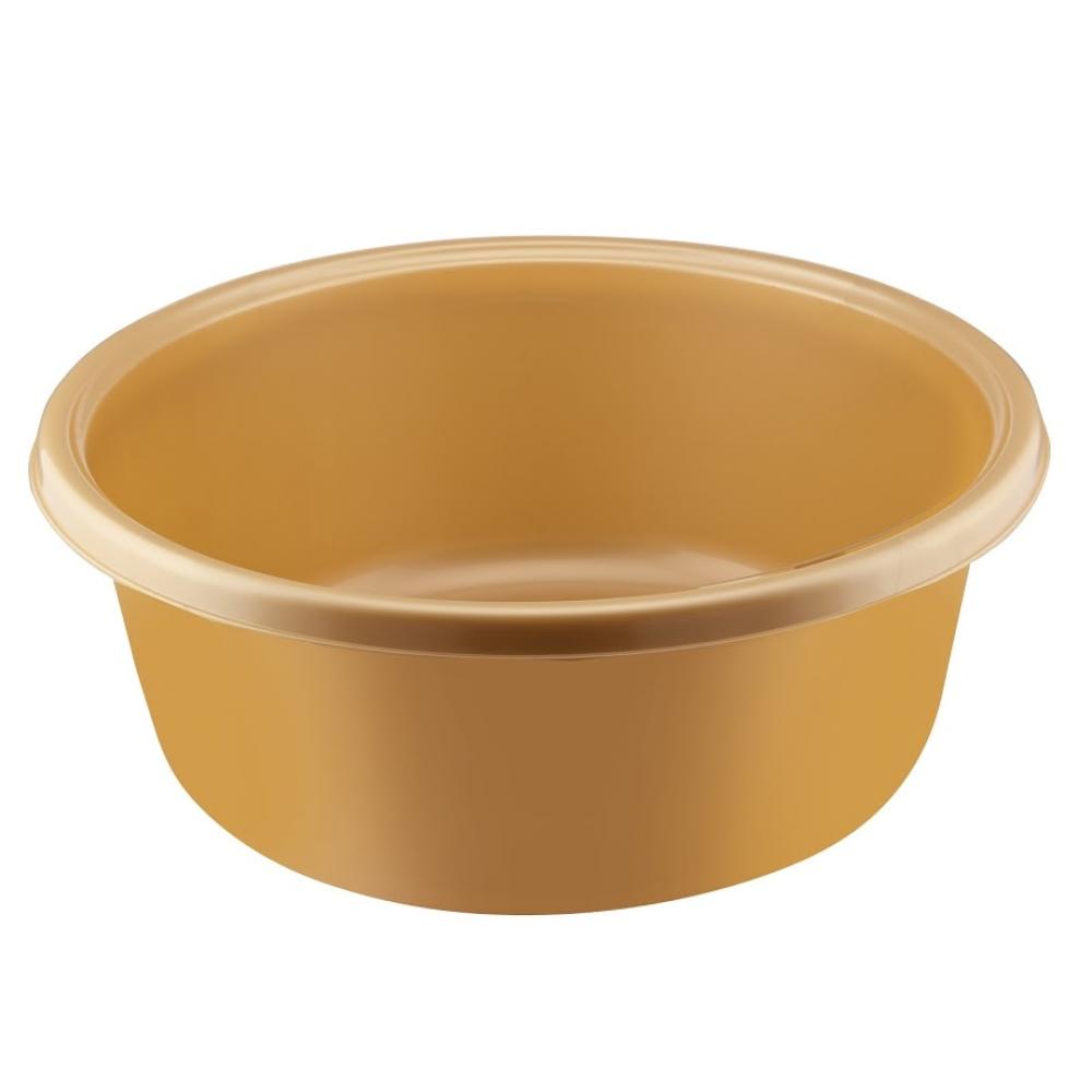 Plastic Wash Basin Gold 7QT YBM