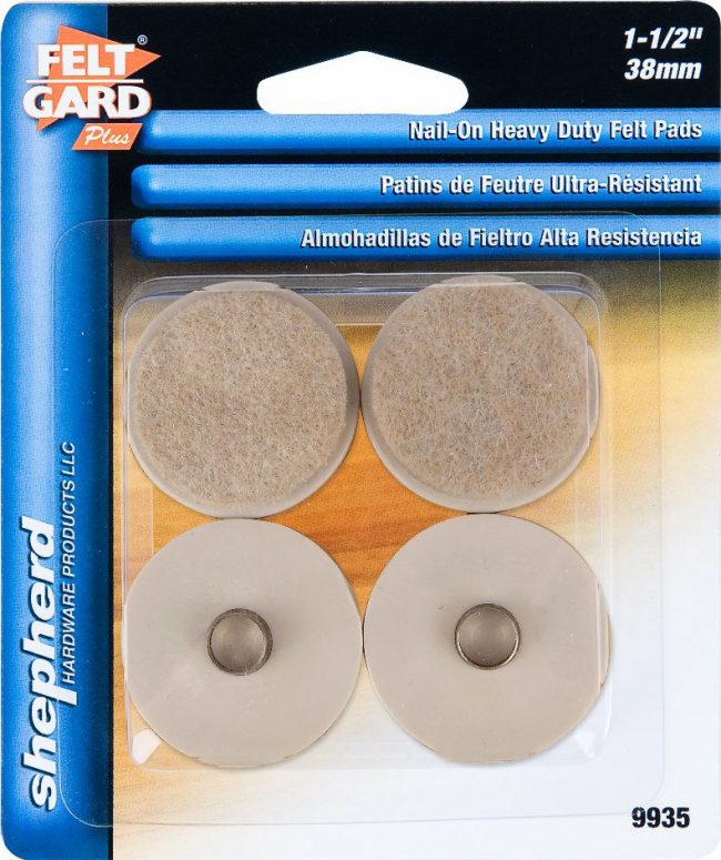 Nail-On HD Felt Pads 1-1/2" Shepherd