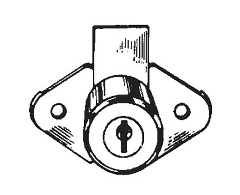 Drawer Lock 7/8" KA Boxed