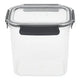 Airtight Food Container | Rounded Corner | Clear plastic | 135 oz/ 4L | Home Basics
