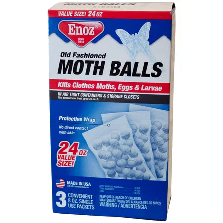 Moth Balls 24oz Enoz
