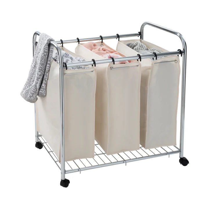 Laundry Sorter 3 Section Organize It All