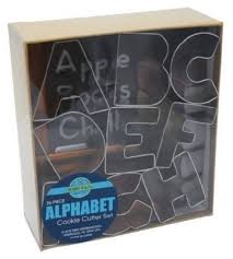 Alphabet Cookie Cutter Set 26PC R&M International