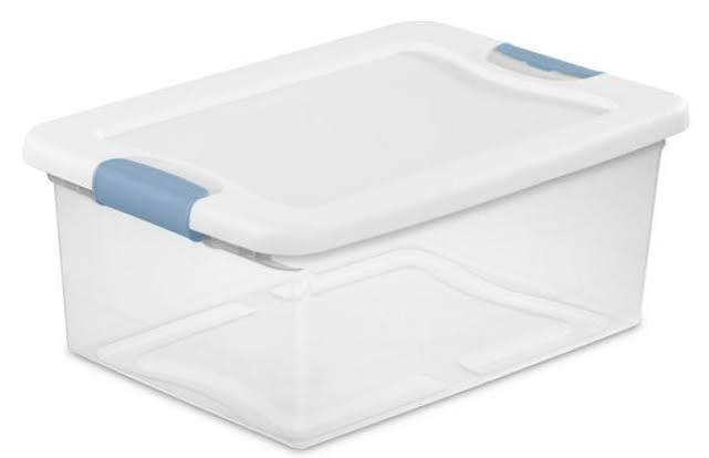 Storage Box Blue Latch 64QT