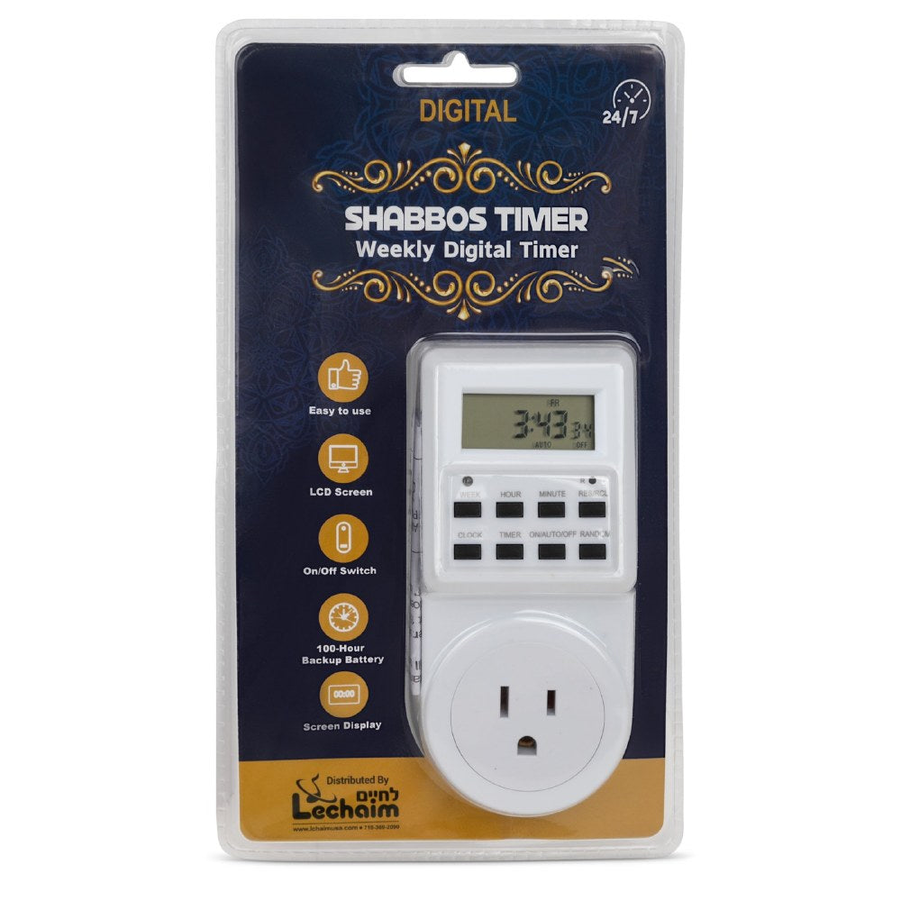 Digital Shabbos Timer 7 Day