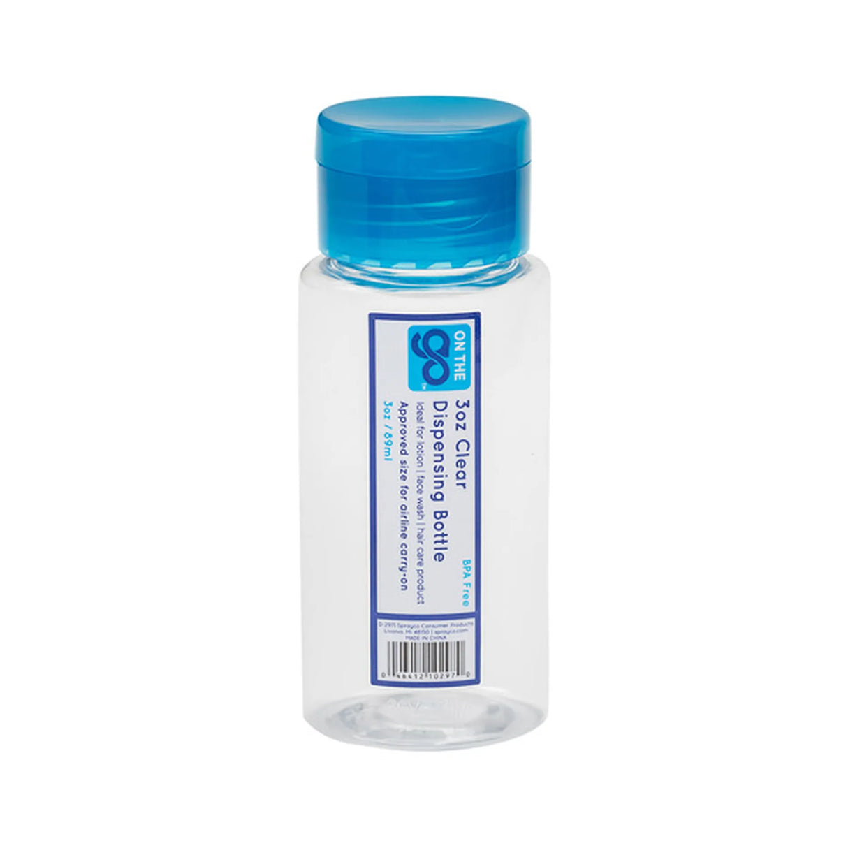 3oz Clear Dispensing Bottle Sprayco