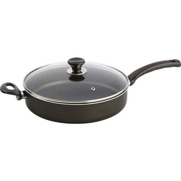 Classic Nonstick Deep Frying Pan With Lid 12in