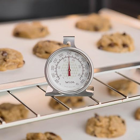 Oven Thermometer TruTemp | Analog Dial Thermometer with Dual-Scale | Taylor