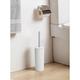 Toilet Bowl Brush and Holder By Superio | Ribbed | White