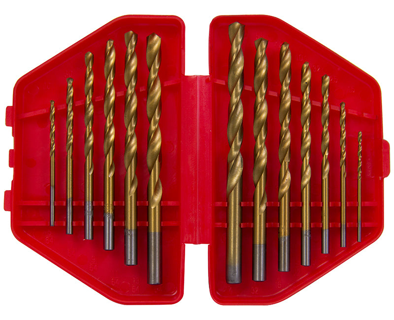 Titanium High Speed Drill Bit Set 13PC