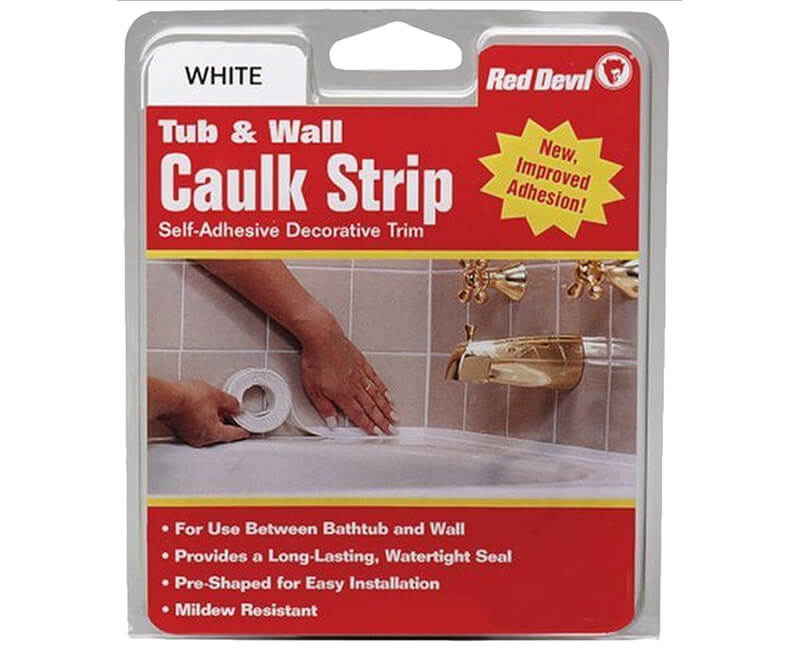 Tub And Wall Caulk Strips 7/8" x 11' Red Devil