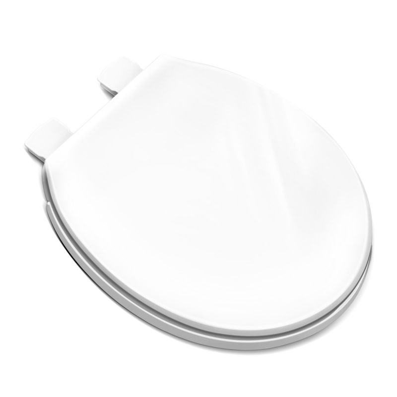 Slow Close Round Plastic Toilet Seat Power Clean