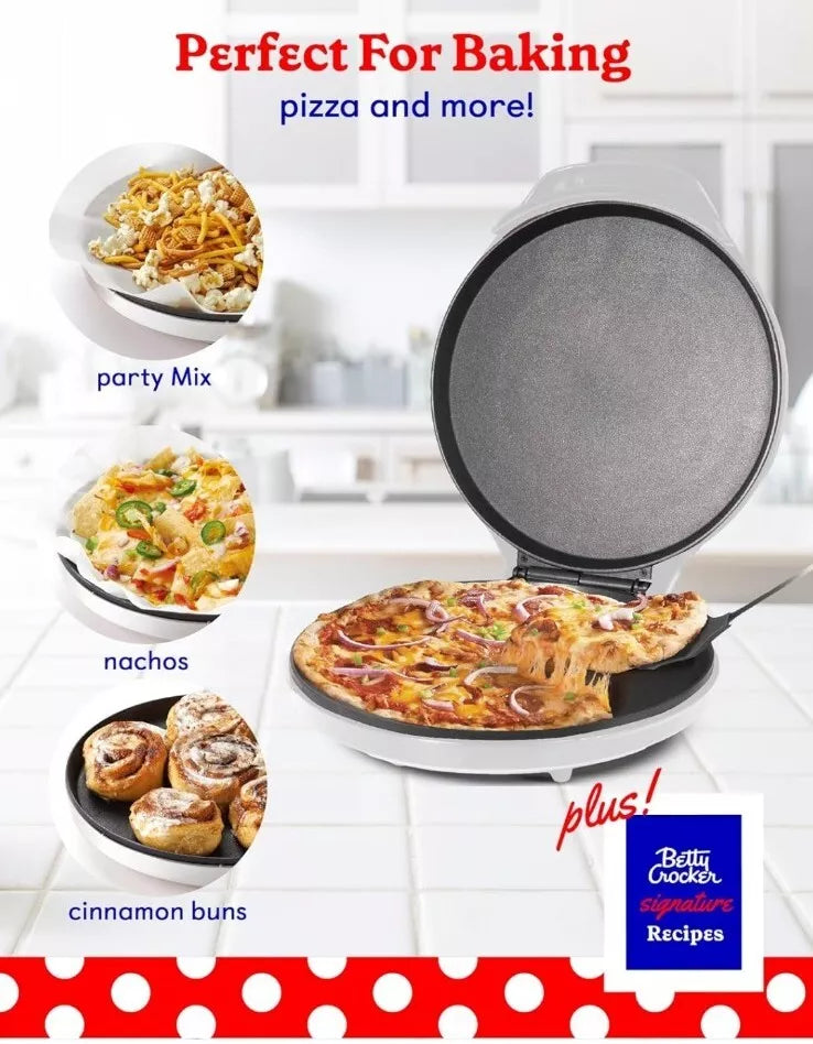 Pizza Maker White Betty Crocker