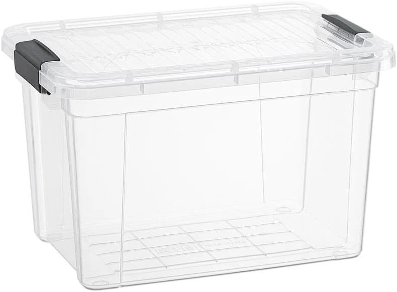 Clear Storage Box w/Lid 4.7QT Superio