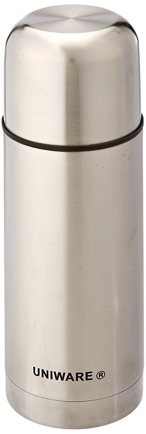 Vacuum Flask Bottle Stainless Steel | 350ML | Double-Wall Insulated | Uniware