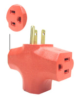 3 Sided 3 Outlet Adapter Powtech