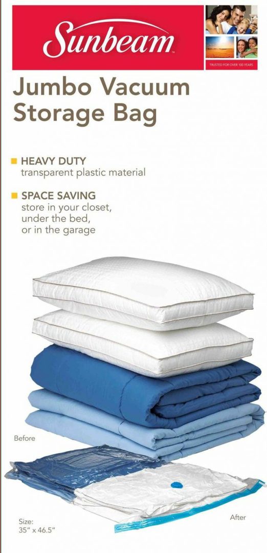 Vacuum Storage Bag Jumbo Home Basics