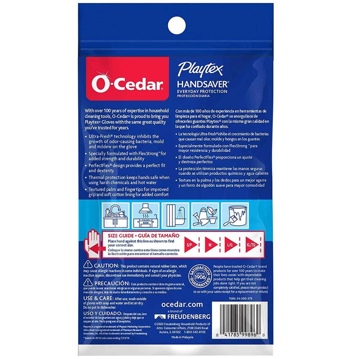 Playtex Gloves Small O-Cedar