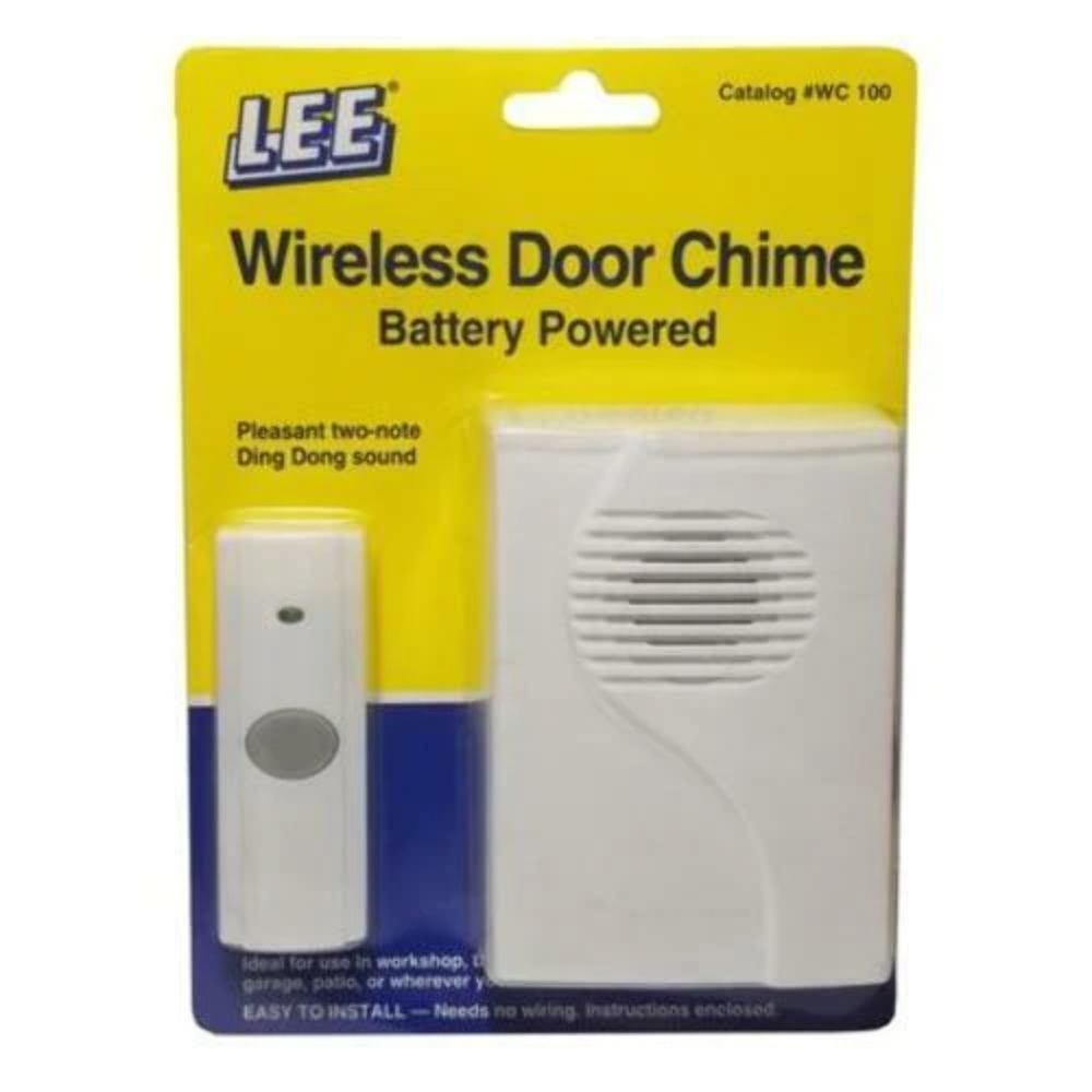 Wireless Door Chime Battery Powered LEE