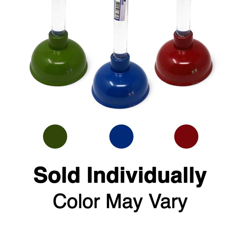 4" Sink and Tub Plunger | 10" Decorative Handle | Plumb Tech