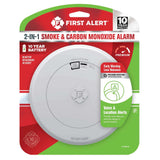 Smoke & CO Alarm with Voice & Location Alerts 10 Year Battery First Alert