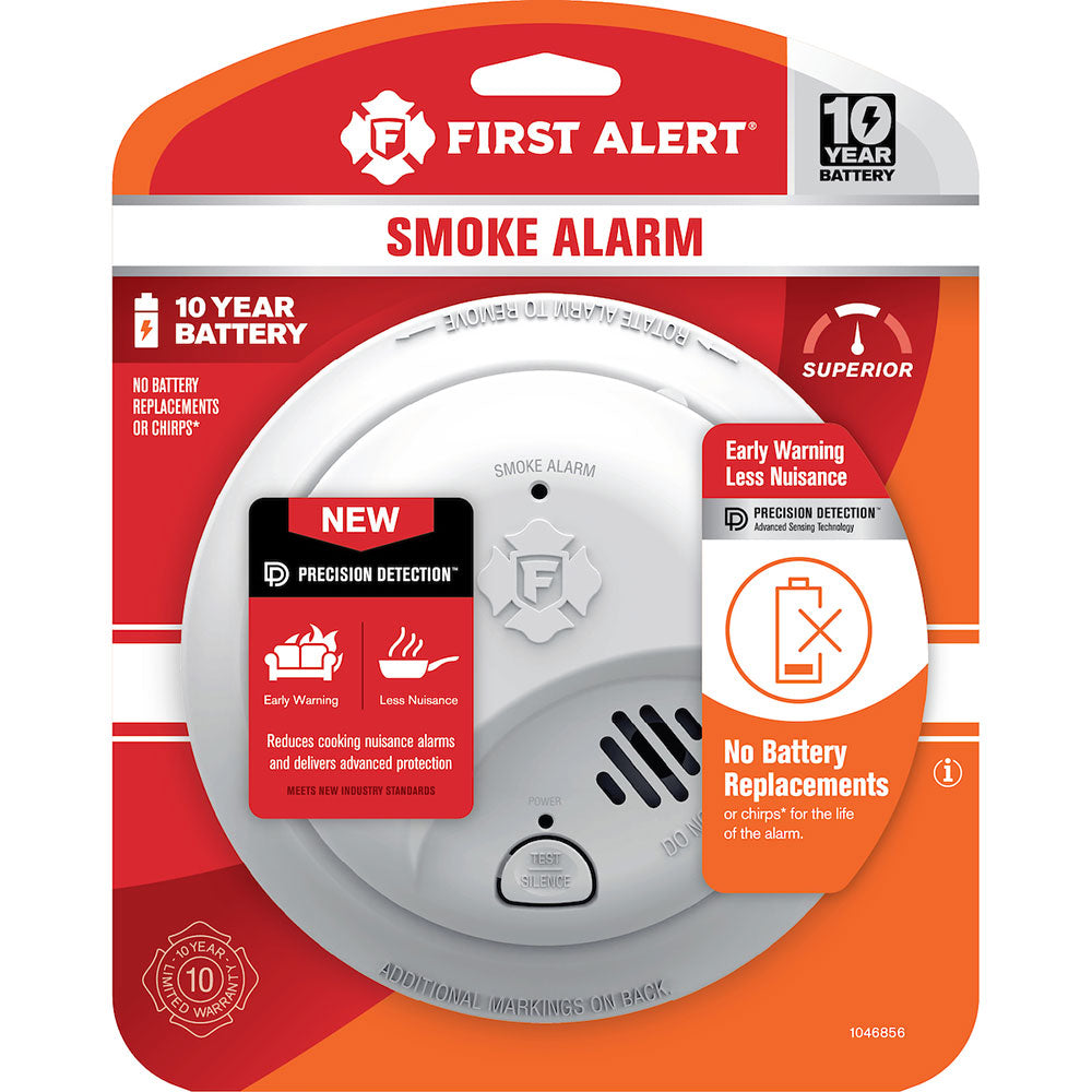 Smoke Alarm 10 YR Battery First Alert