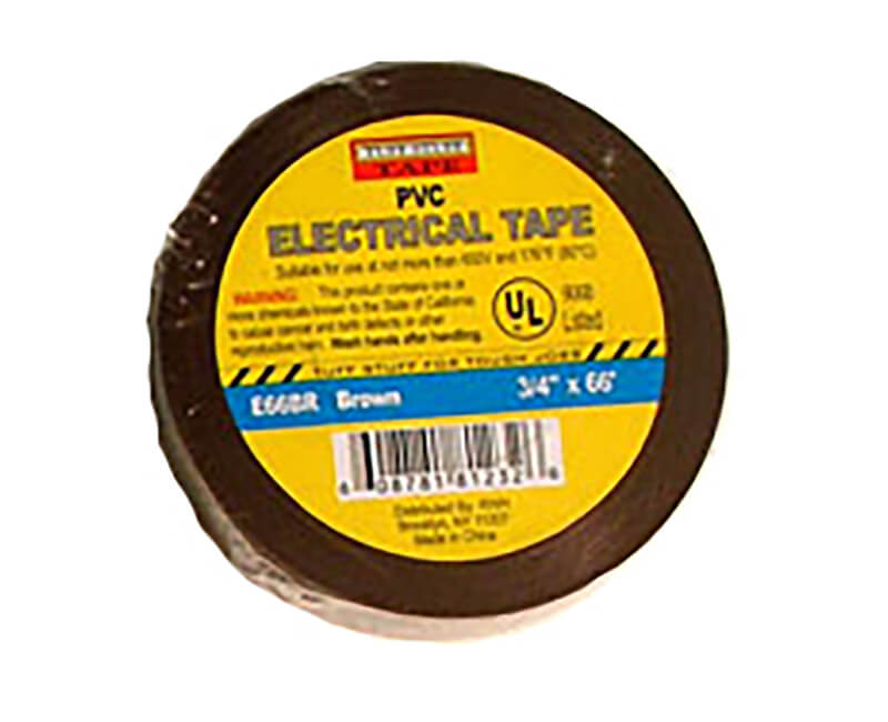 Electrical Tape Brown 3/4" x 60' Tuff Stuff