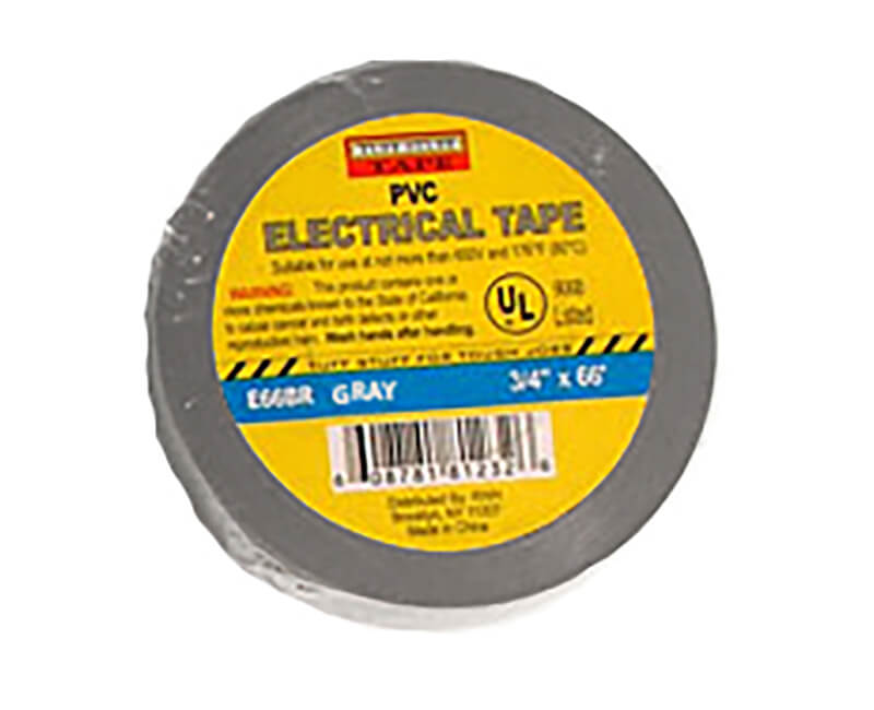Electrical Tape Grey 3/4" x 60' Tuff Stuff