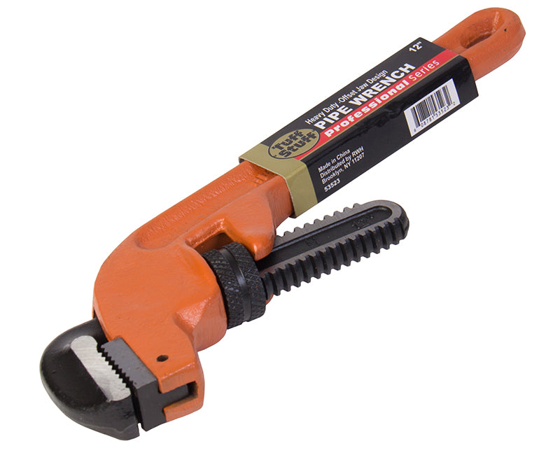 Heavy Duty Offset Pipe Wrench 12"