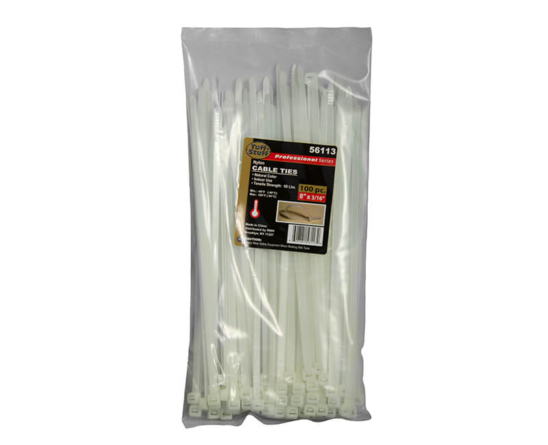 Cable Ties 8" clear