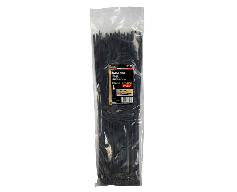 Cable Ties Black 17.7"