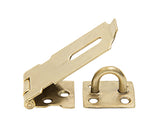 Safety Hasp Steel Heavy Duty Zinc Plated-Gold