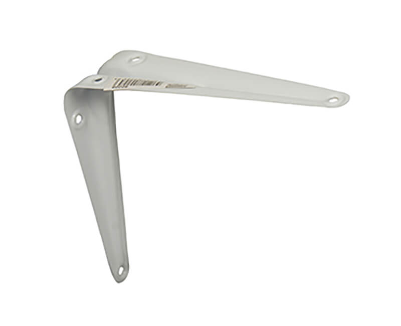 White Shelf Bracket 5"x 6"