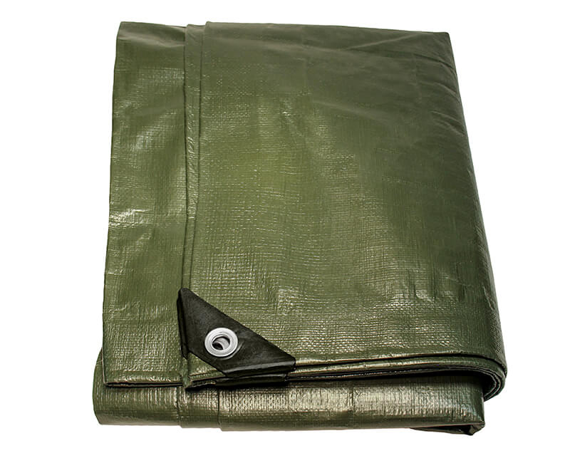 Green Tarp 9 X 12FT