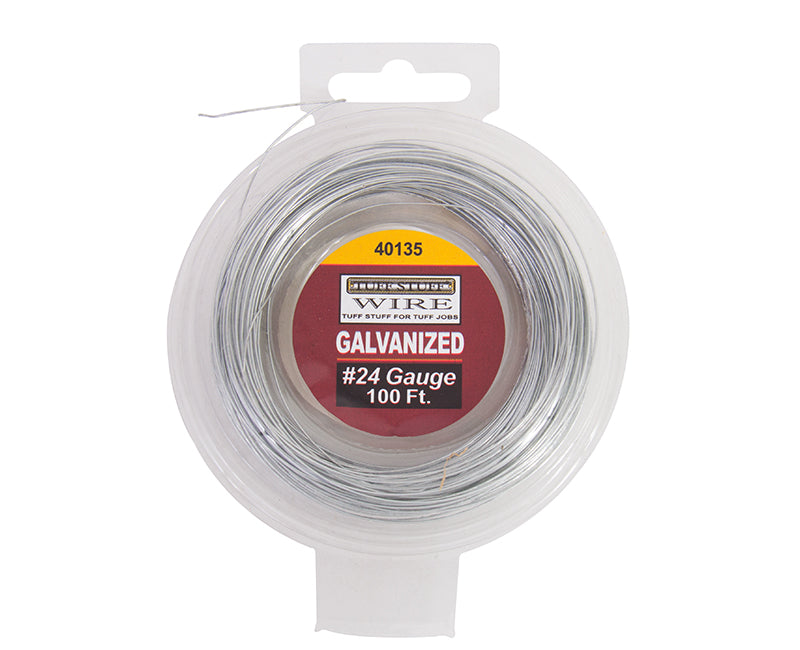 Galvanized Wire #24 100 FT Carded