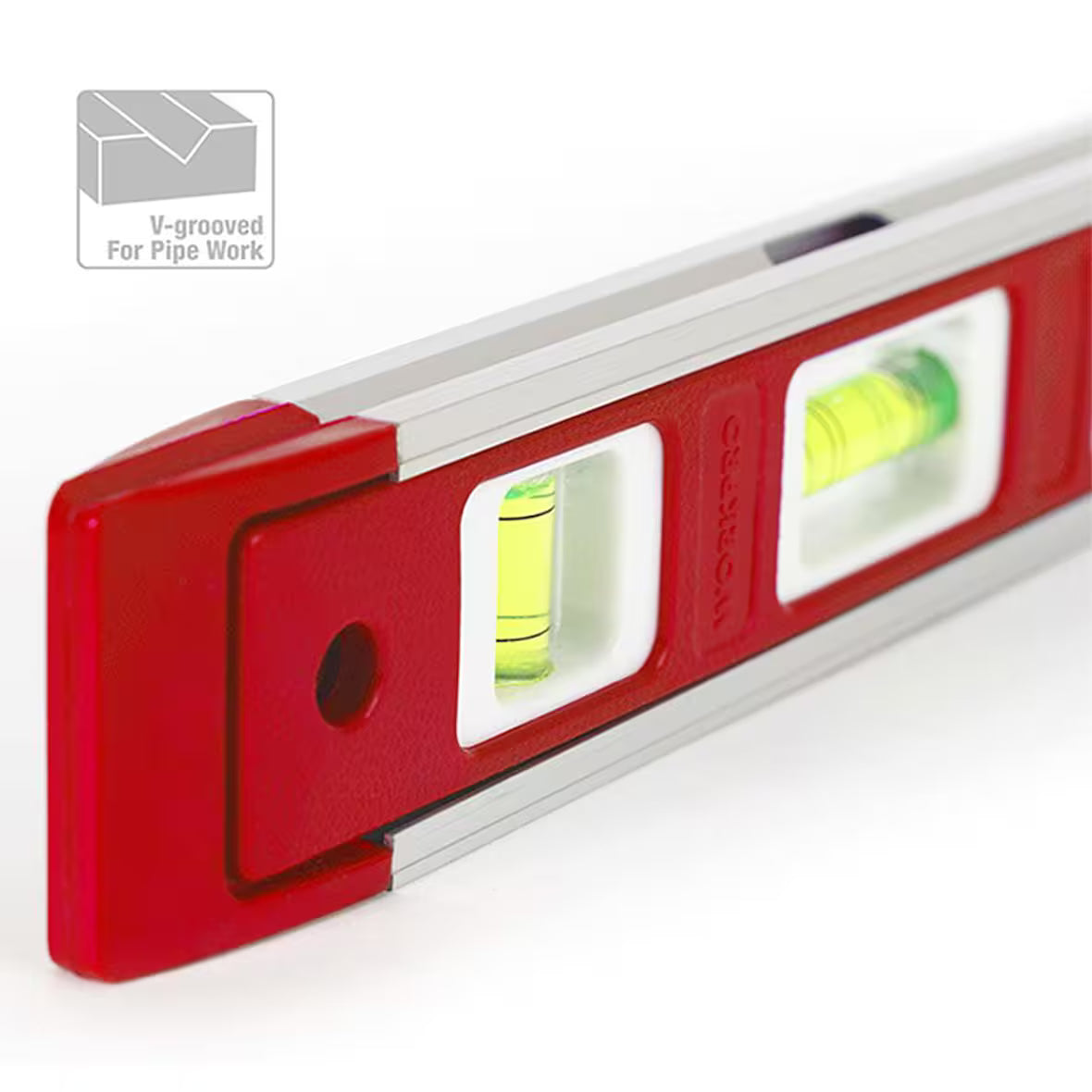 Magnetic Torpedo Level 9" | Red | 3-Vial | 225 mm | Workpro